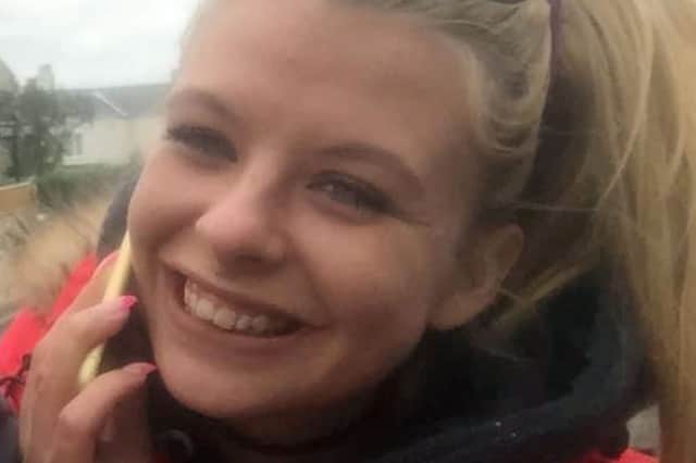 Amy Rose Wilson, 27, was killed when the car she was driving was deliberately rammed by another vehicle on New Carron Road in Falkirk