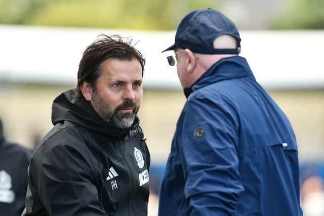 Paul Hartley and Ray McKinnon will both go up against John McGlynn's Falkirk this summer
