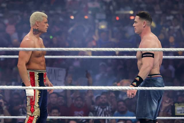 Will it be an explosive episode of WWE Smackdown this evening, as the Champ and the Quarterback reside under the same roof?