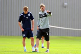 Steven Pressley pictured as Falkirk boss during a training session at the University of Stirling back in 2012