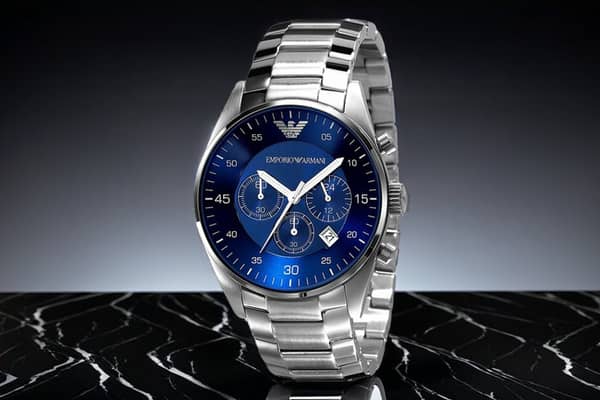 The AR5860 chronograph from Emporio Armani – now just £99 with this Wowcher deal