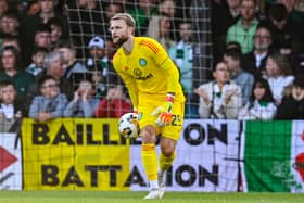 Scott Bain in action for Celtic during pre-season last summer