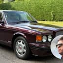 The 1997 Purple Bentley Turbo R, previously owned by Noel Gallagher, is currently for sale for £1.2 million on AutoTrader.
