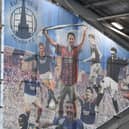 One of the KM7 Stand murals