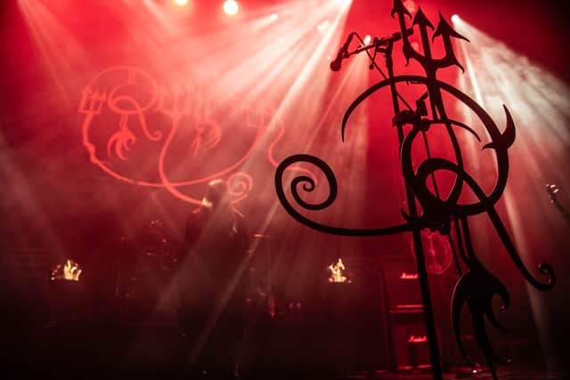 Rune 'Blasphemer' Eriksen plays in his new band Ruim in Scarborough