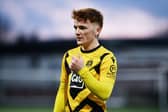 Finlay Gray in action for Dumbarton against Stenhousemuir last season