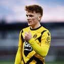 Finlay Gray in action for Dumbarton against Stenhousemuir last season