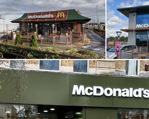 The 20 worst-ranked McDonald’s in the UK based on one-star ratings