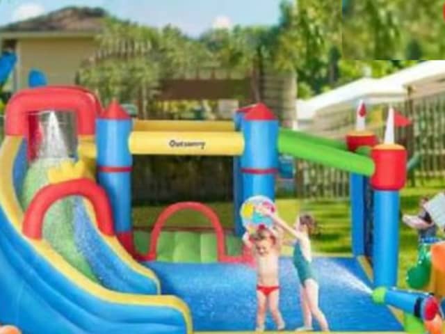 Summer heatwave must-have Inflatable Bouncy Castle Water Slide now 24% off 