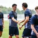 Falkirk striker Brian Graham during a pre-season training session