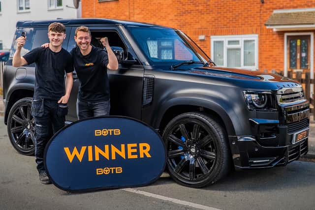 Ciaron is considering keeping the car, rather than pocketing a cash alternative