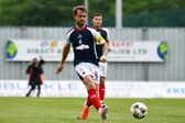 Falkirk ace Brad Spencer in action during the Stirlingshire Cup