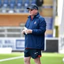 Falkirk manager John McGlynn on the touchline
