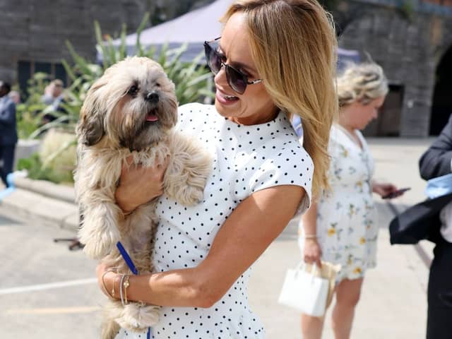 Amanda Holden stuns in a polka dot dress from under-the-radar British brand Odd Muse
