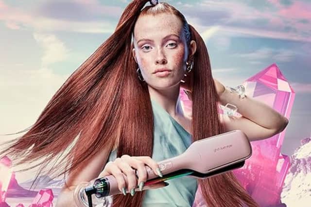 Get 20% the ghd Duet Style 2-in-1 Hot Air Styler in pink, white or blue from Amazon