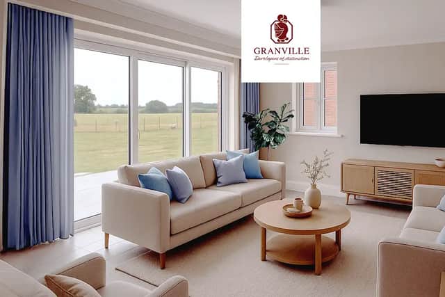 The spacious family area is part of the open-plan ground floor