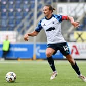 Aidan Nesbitt on the ball for Falkirk