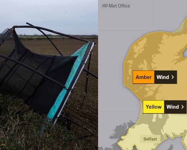 The Met Office shares advice on how to stay safe in a storm, as amber and yellow wind warnings are in place.