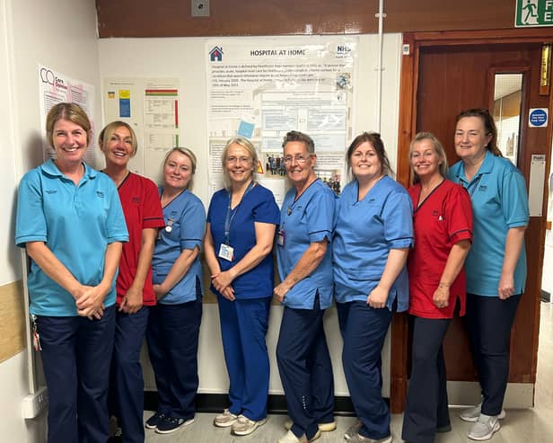 Some members of the life-changing Hospital at Home team