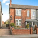 The four-bedroom end-of-terrace has an impressive interior