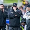 Falkirk manager John McGlynn on the touchline
