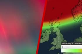 Met Office map shows where in the UK Northern Lights could be visible tonight.