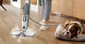 The Shark SteamSpot uses targeted steam to lift dirt from hard floors without chemicals