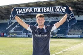 Falkirk's new signing Jacob Murrell
