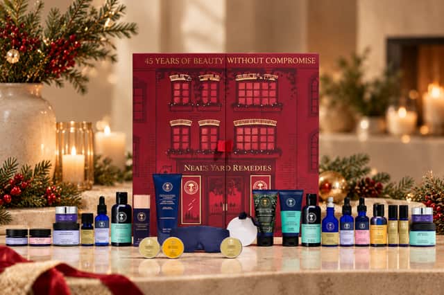 Neal’s Yard Remedies celebrates 45 years with a spectacular beauty advent calendar packed with skincare, aromatherapy and wellbeing favourites.