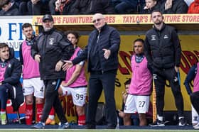 John McGlynn on the touchline