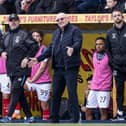 John McGlynn on the touchline