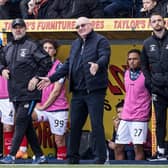 John McGlynn on the touchline