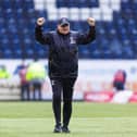 A delighted Falkirk boss John McGlynn after the 3-0 win over Kilmarnock