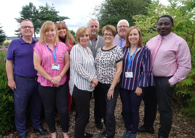 New home...in Airth for NHS Forth Valley’s Dementia Outreach Team, including nursing and social work staff and a representative from Alzheimer Scotland.