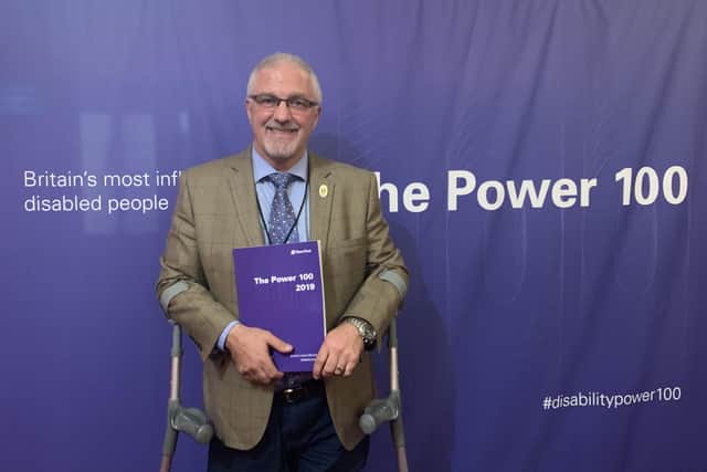 Colin was humbled by his visit to the House of Lords last month where he was named in the Shaw Trust's Power 100 - a list of the most influential disabled people in the UK.