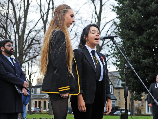 Grangemouth Remembrance Day Service at the war memorial in Zetland Park on Sunday, November 10.