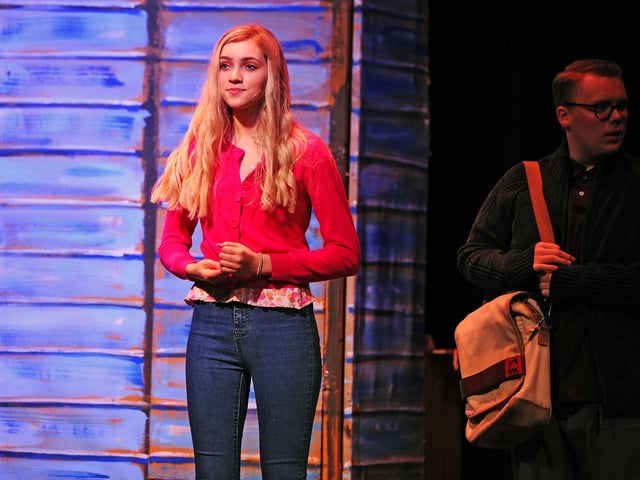 Falkirk Youth Theatre production of Legally Blonde at Falkirk Town Hall. Picture by Michael Gillen.