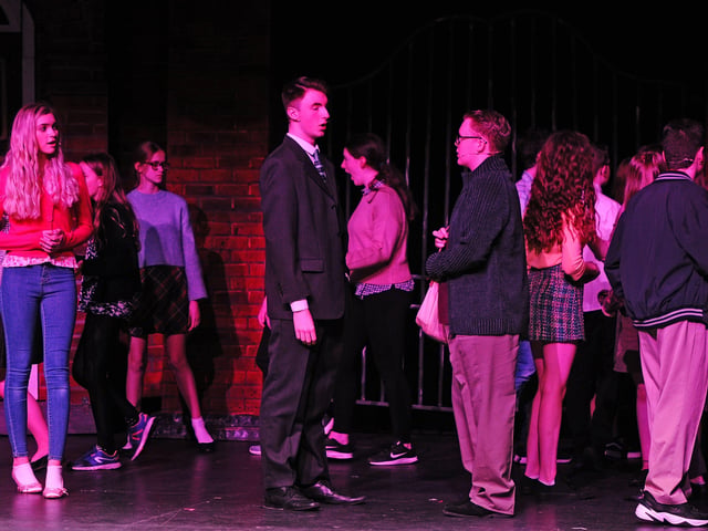 Falkirk Youth Theatre production of Legally Blonde at Falkirk Town Hall. Picture by Michael Gillen.