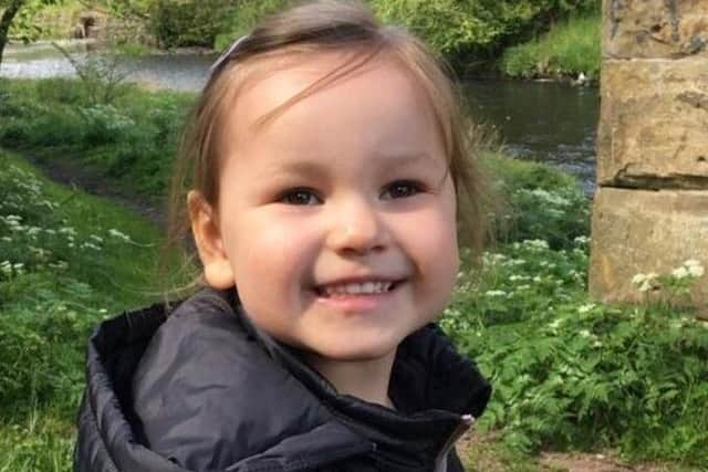 Stenhousemuir youngster Milla Sneddon (4) is battling Leukaemia