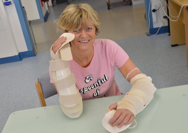 In January 2014, Cor Hutton launched Finding Your Feet - a charity to help amputees. The year before, sepsis almost claimed her life and both her hands and legs, below the knee, were amputated. In January last year, Cor received the first double hand transplant in Scotland.