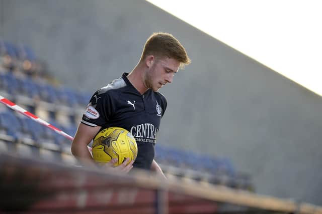 Gallacher made 26 appearances for Falkirk. Picture: Michael Gillen