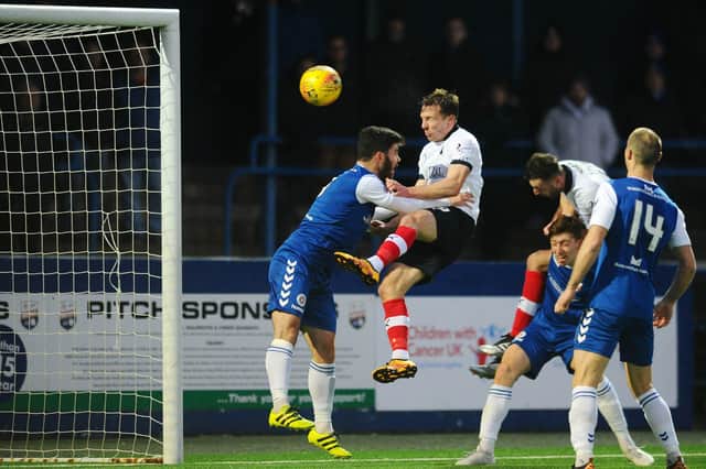 Falkirk goal, David McMillan 29. Picture: Michael Gillen