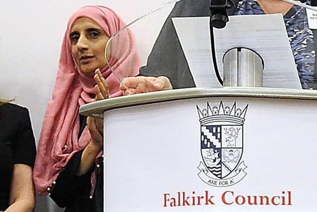 Safia Ali, who stood as an independent in Falkirk Council election in 2017, is no longer the Labour Party’s candidate for Falkirk.