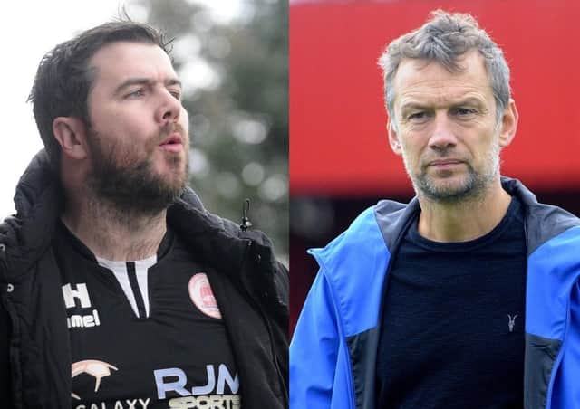 Gordon Herd Camelon boss and Bo'ness Utd boss Max Christie