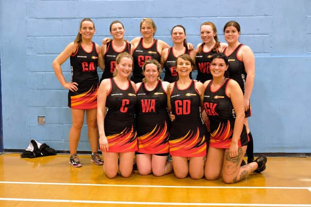 Braes Blazers Netball club. Inferno squad.