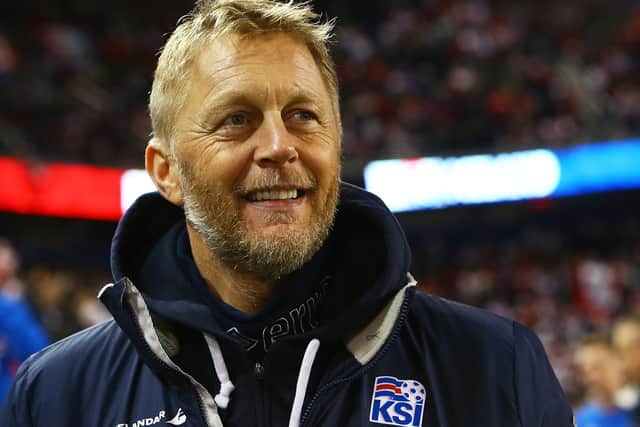 Former Iceland coach - and colleague of Gregg Ryder - Heimir Hallgrimsson. Picture: Getty Images.