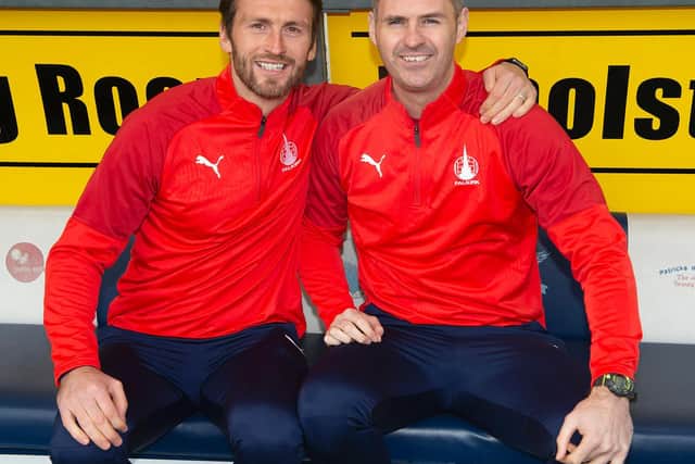 Lee Miller and David McCracken have made a strong start as interim bosses. Picture: Falkirk FC.