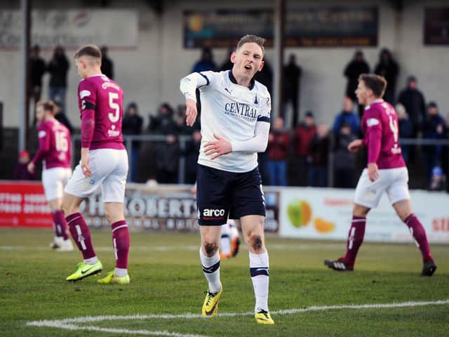 Declan McManus had a few chances to find a goal but wasn't able to break the deadlock