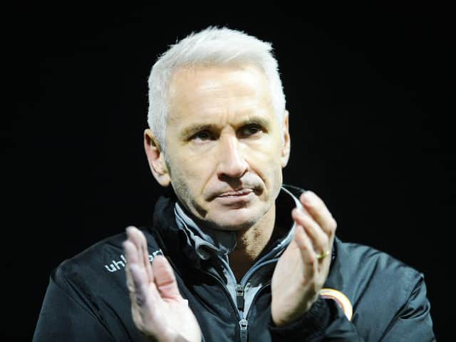 Stenhousemuir manager Davie Irons