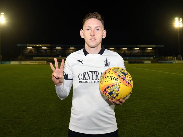 Declan McManus has scored 18 goals in 26 appearances for the Bairns this season